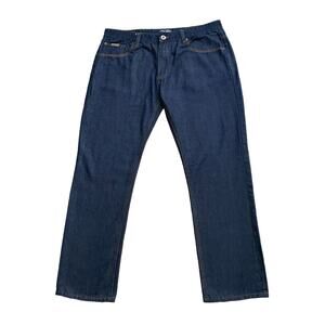 Parish Nation Mens Size 40 Dark Wash Blue Straight Leg Denim Jeans 31" Inseam